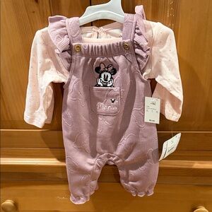Disney Minnie Mouse Lavender Overalls for Kids